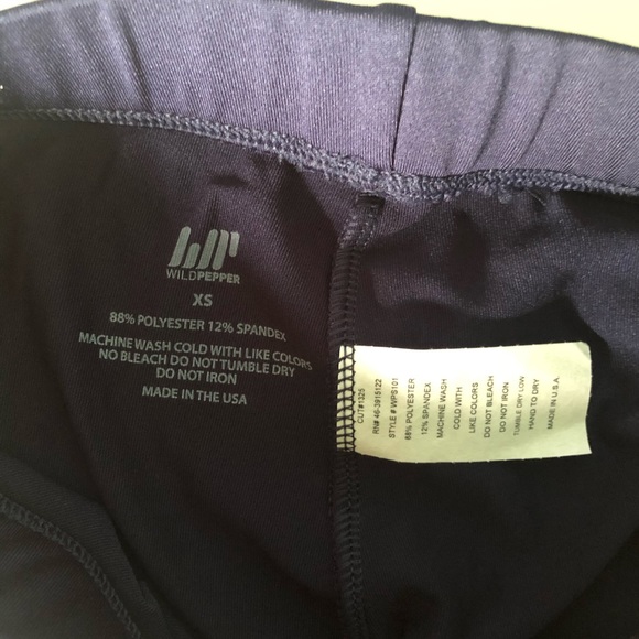 NEW Navy Spandex Shorts - Picture 4 of 4